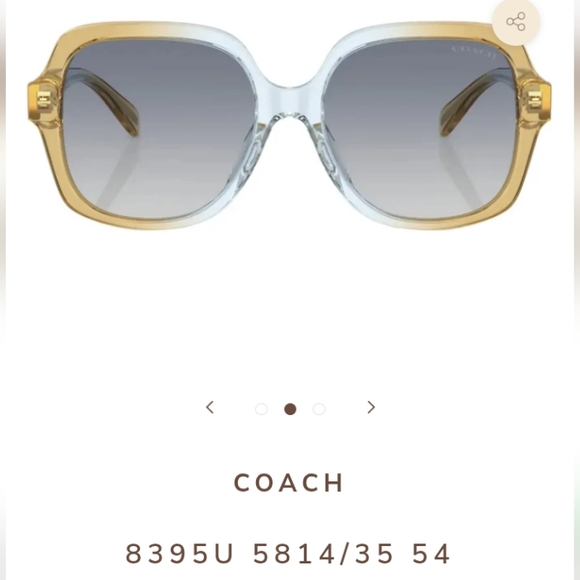NEW Coach Sunglasses HC 8395 - Picture 6 of 17